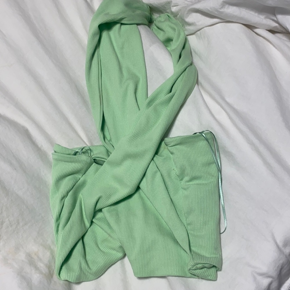 BRAND NEW! green superdown top from Revolve